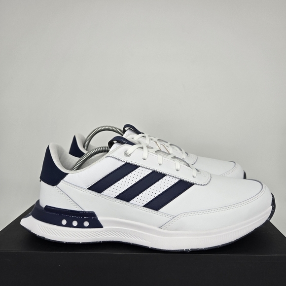 New adidas S2G Spikeless Leather 24 Golf White Navy Men\'s Shoes Size 13 main image 7